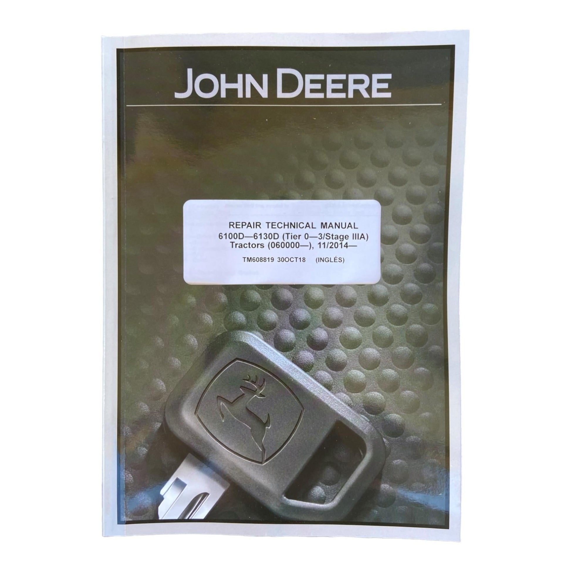 JOHN DEERE 6110D 6100D 6125D 6115D 6130D TRACTOR REPAIR SERVICE MANUAL