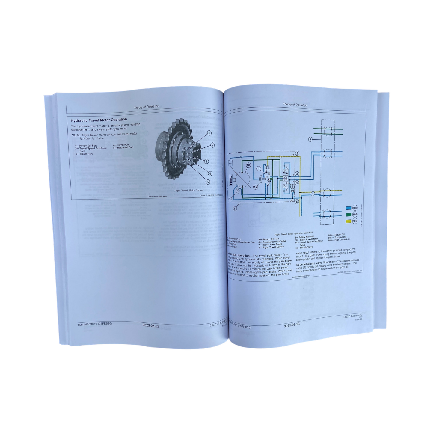 JOHN DEERE E36ZS EXCAVATOR OPERATION TEST SERVICE TECHNICAL MANUAL