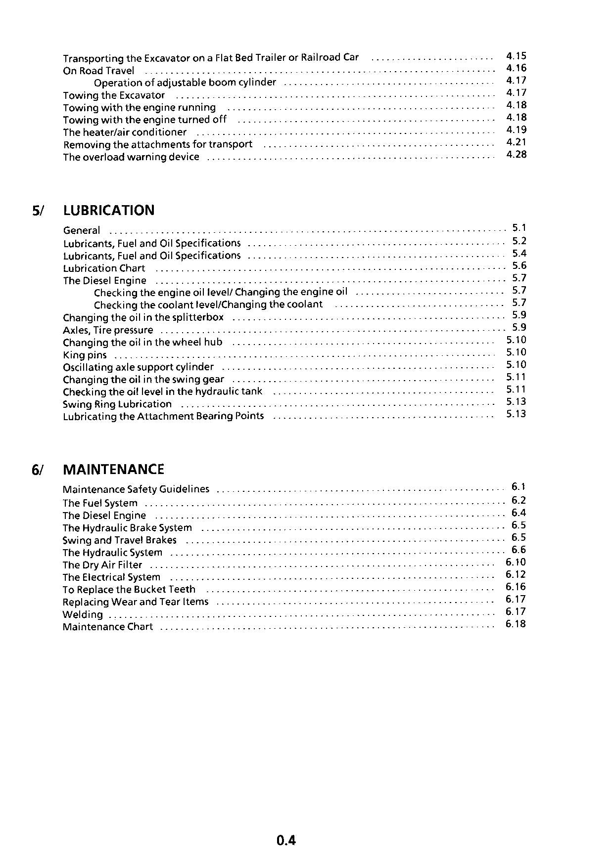 Liebherr A912 Litronic Excavator Operators manual serial 101