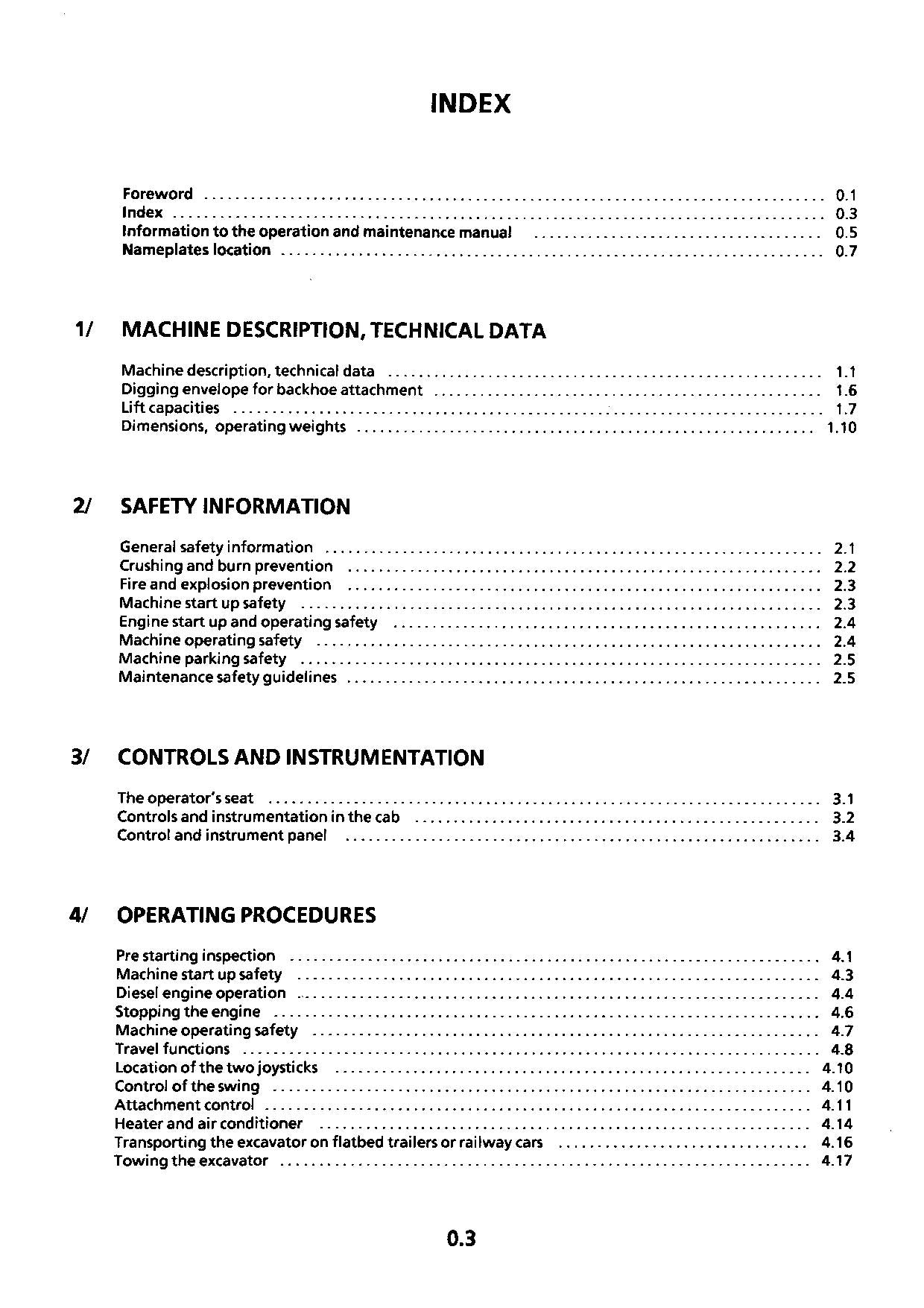 Liebherr R932 Litronic Excavator Operators manual serial .101