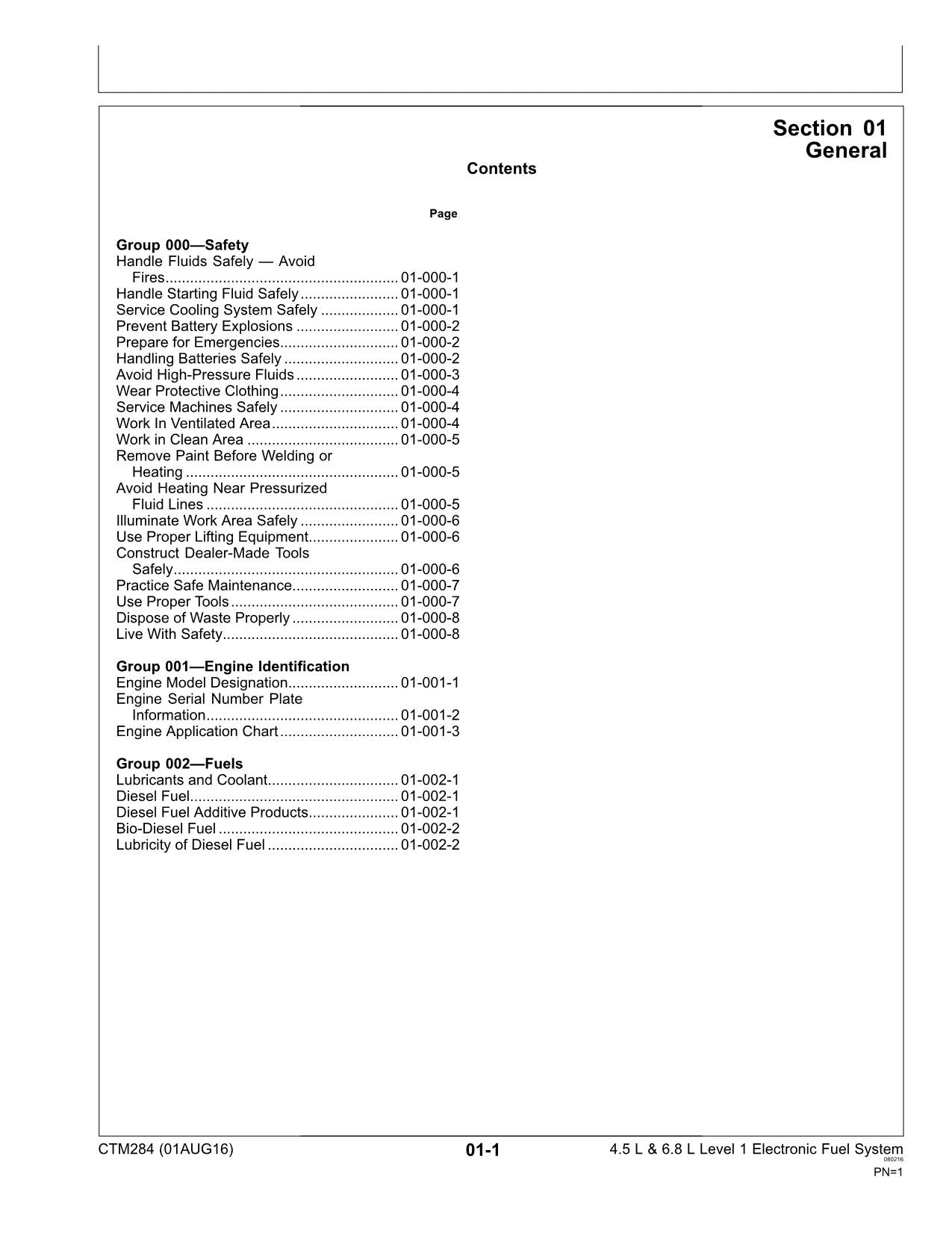 John Deere POWERTECH 4.5 L 6.8 L Engine Fuel Service Manual WORLDWIDE EDITION