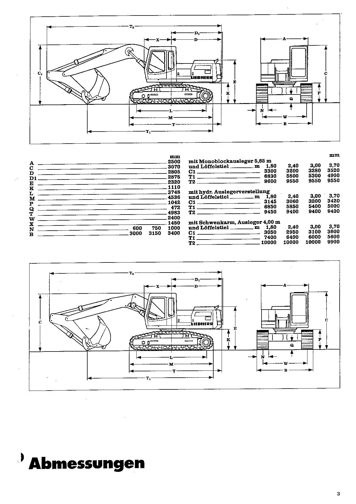 Liebherr R922 Litronic Hydraulikbagger Betriebsanleitung 8503542