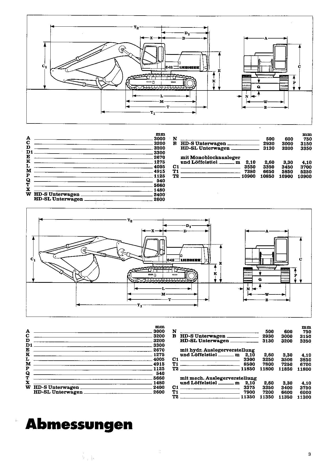 Liebherr R942 Litronic Hydraulikbagger Betriebsanleitung Wartungsanleitung 3001