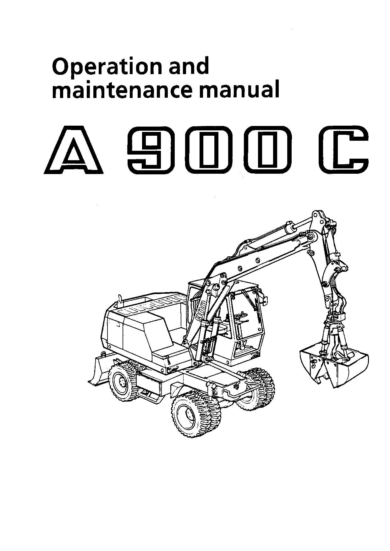 Manuel d'utilisation de la pelle Liebherr A900 C