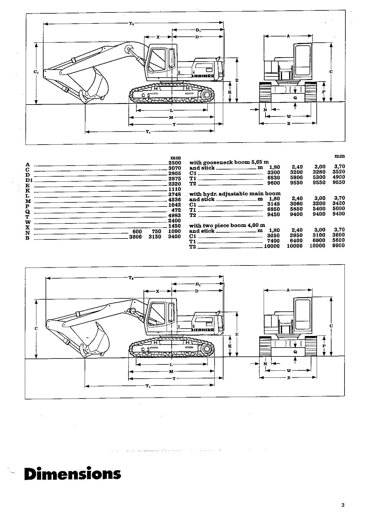 Manuel d'utilisation de la pelle Liebherr R922 Litronic série 3001