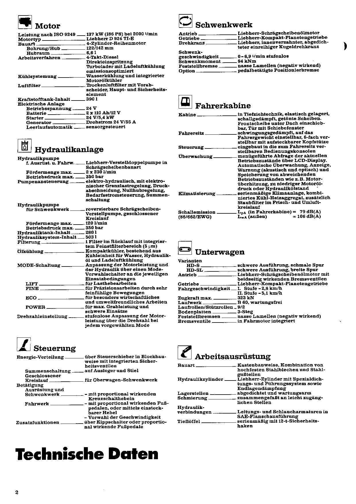 Liebherr R934 Litronic Hydraulikbagger Betriebsanleitung 8504067