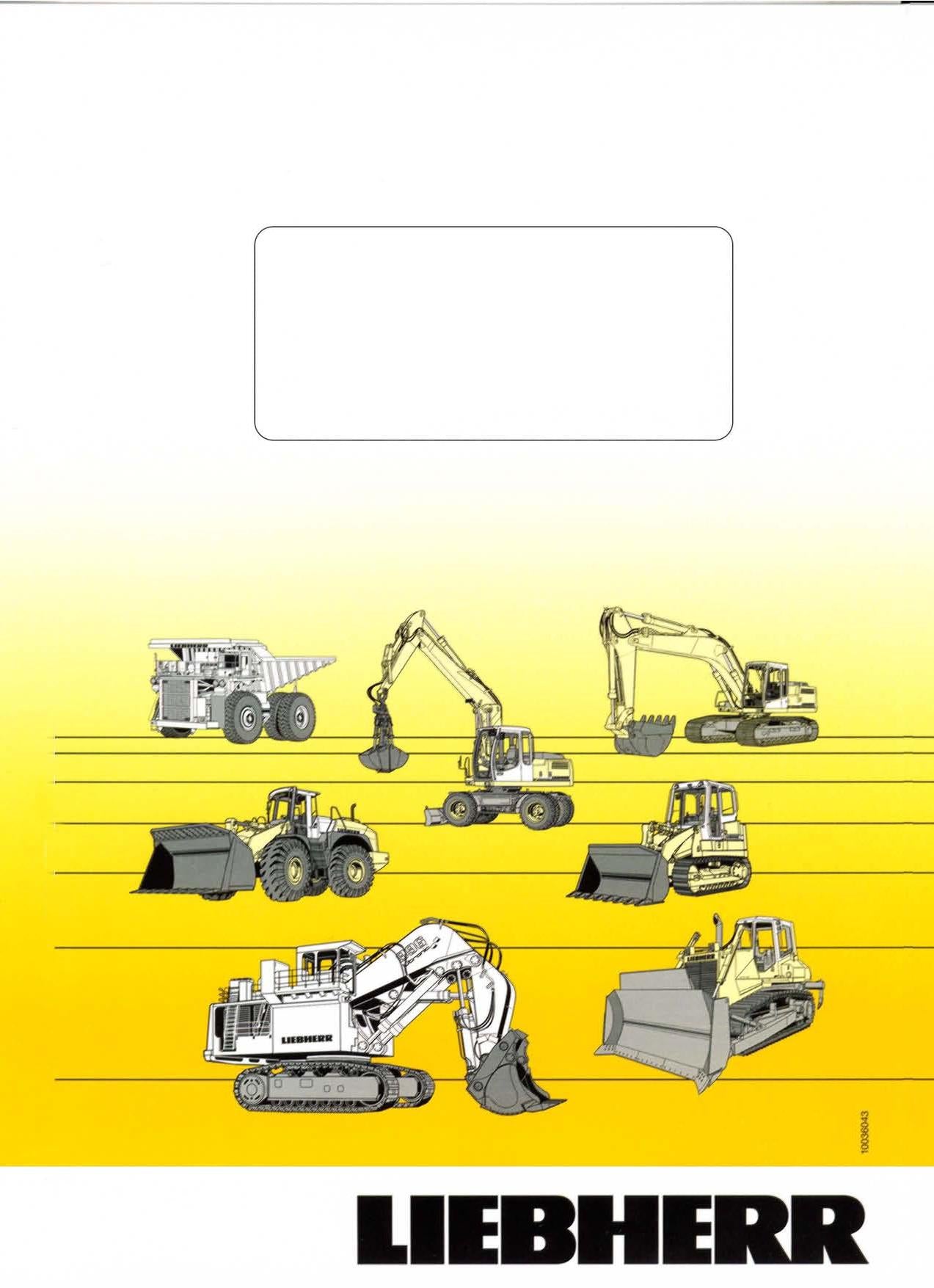 Liebherr D846 TI Moteur diesel Manuel d'instructions