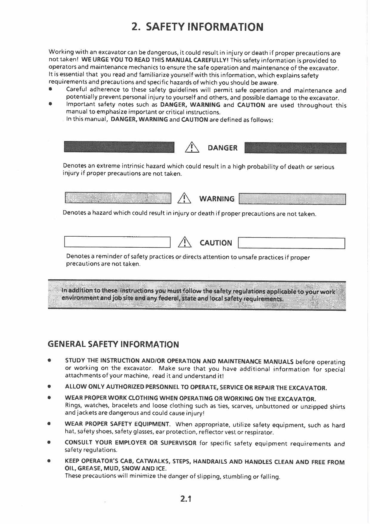 Liebherr R962 Excavator Operators manual