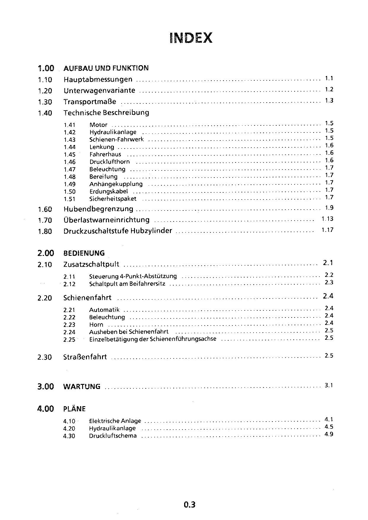 Liebherr A902 ZW Zweiwegebagger Betriebsanweisung