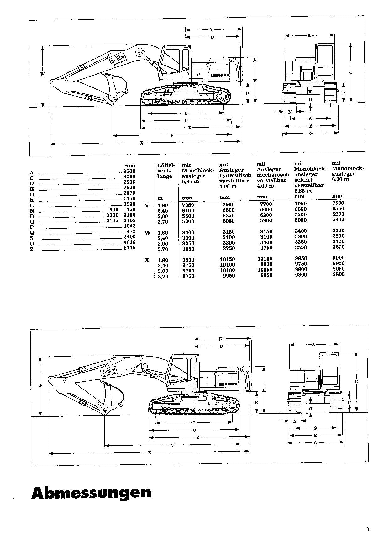 Liebherr R924 Litronic Hydraulikbagger Manuel d'instructions Manuel d'entretien