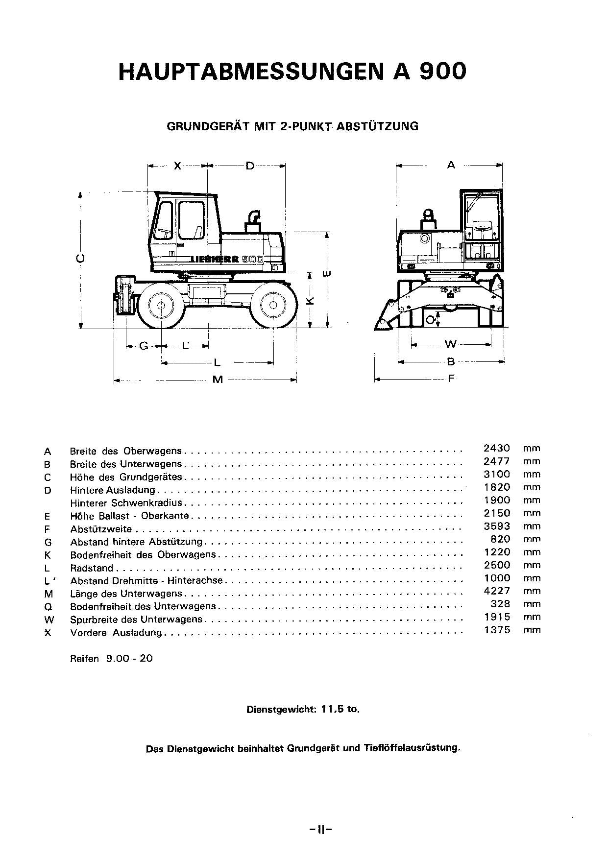 Liebherr A900 Hydraulik Mobilbagger Betriebsanweisung