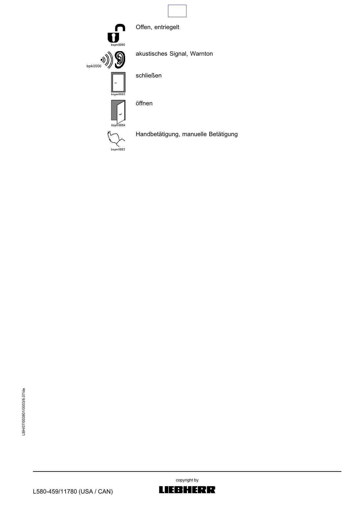 Liebherr L580 Radlader 2plus2 Manuel d'instructions