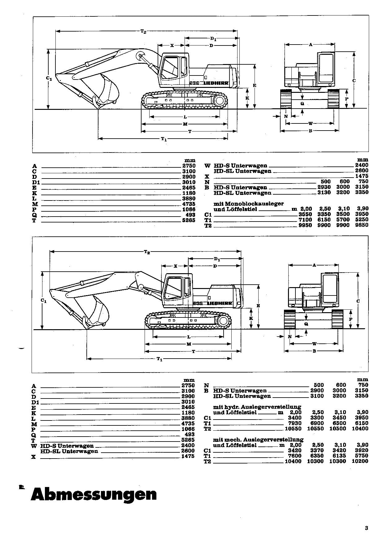 Liebherr R932 Litronic Hydraulikbagger Manuel d'instructions 8503545