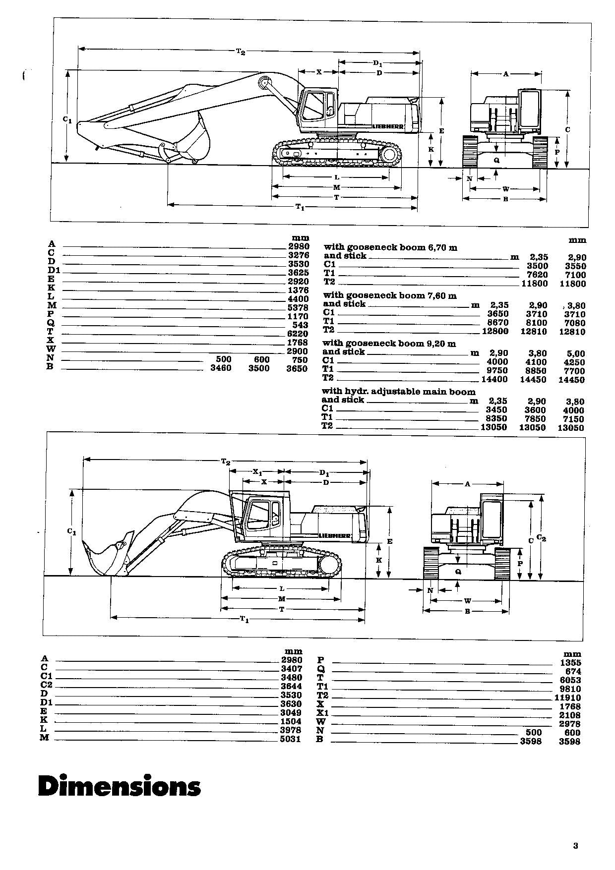 Liebherr R954 Litronic Bagger Bedienungsanleitung Seriennummer 1001