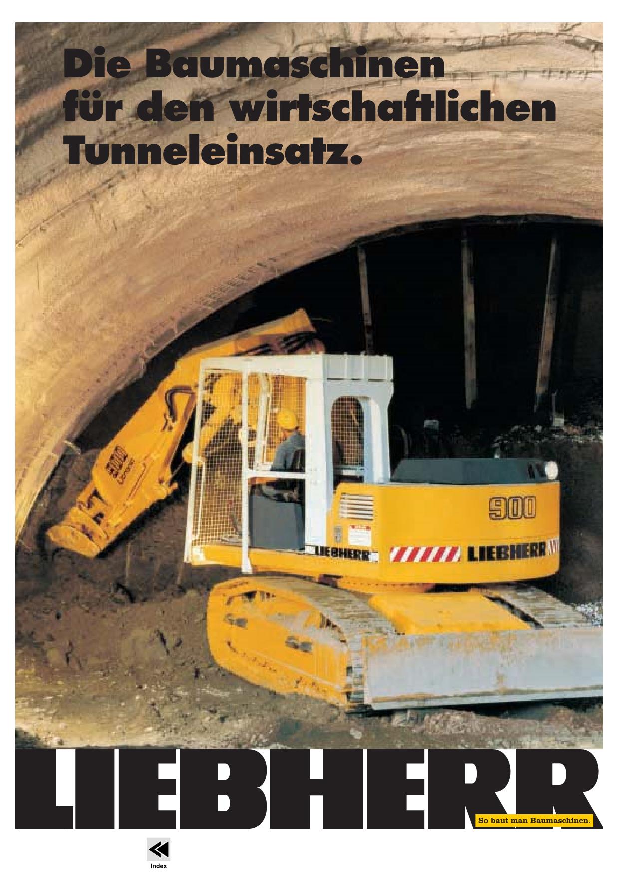 Liebherr R934 B Tunnel Raupenbagger Betriebsanleitung Wartungsanleitung 11069