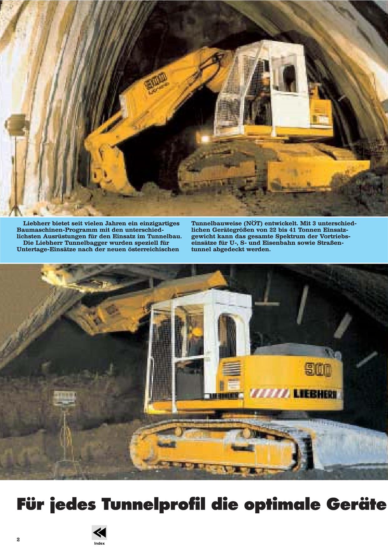 Liebherr R934 B Tunnel Raupenbagger Betriebsanleitung Wartungsanleitung 9995