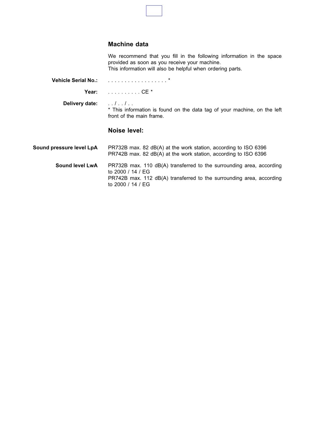 Liebherr PR732 B Litronic PR742 B Litronic Dozer Operators manual