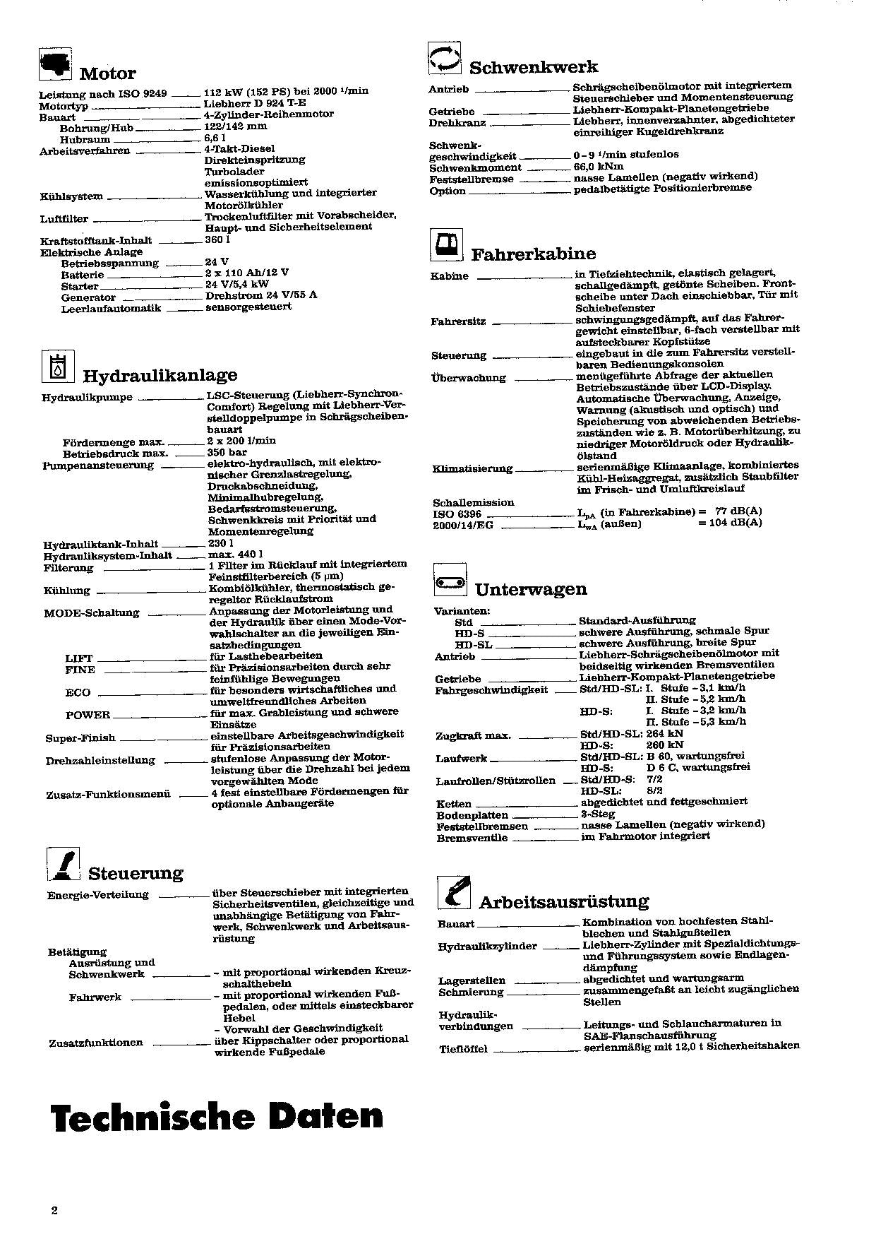 Liebherr R914 Litronic Hydraulikbagger Manuel d'instructions 8504061