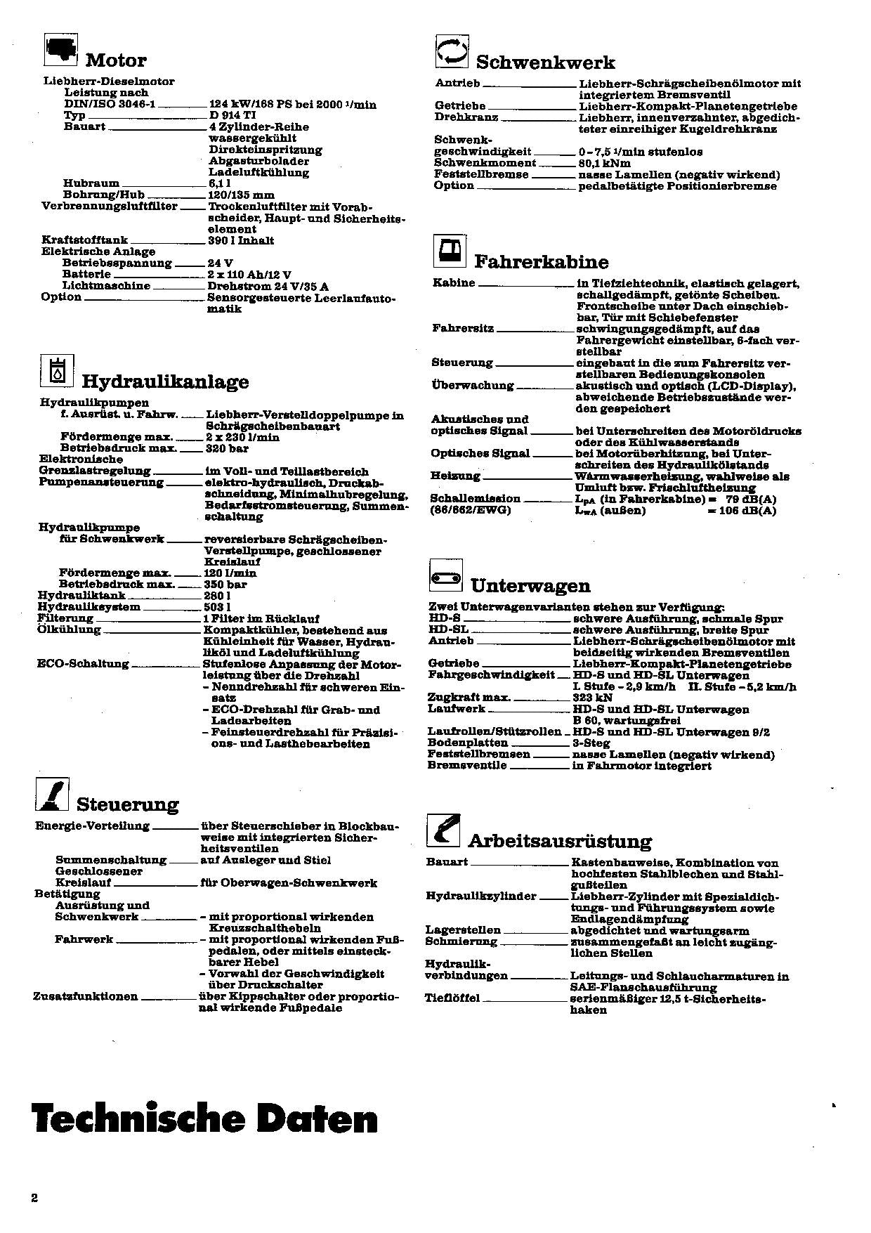 Liebherr R932 Litronic Hydraulikbagger Manuel d'instructions 8503545