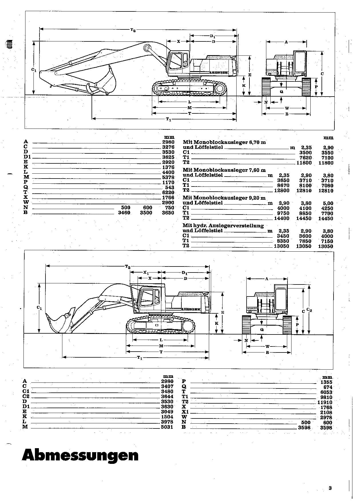 Liebherr R954 Litronic Hydraulikbagger Betriebsanleitung Wartungsanleitung 1001