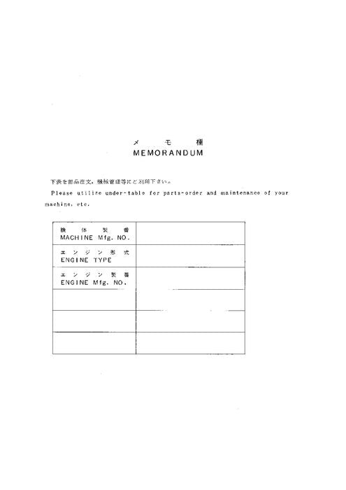 Hitachi EX25-2 excavator parts catalog manual