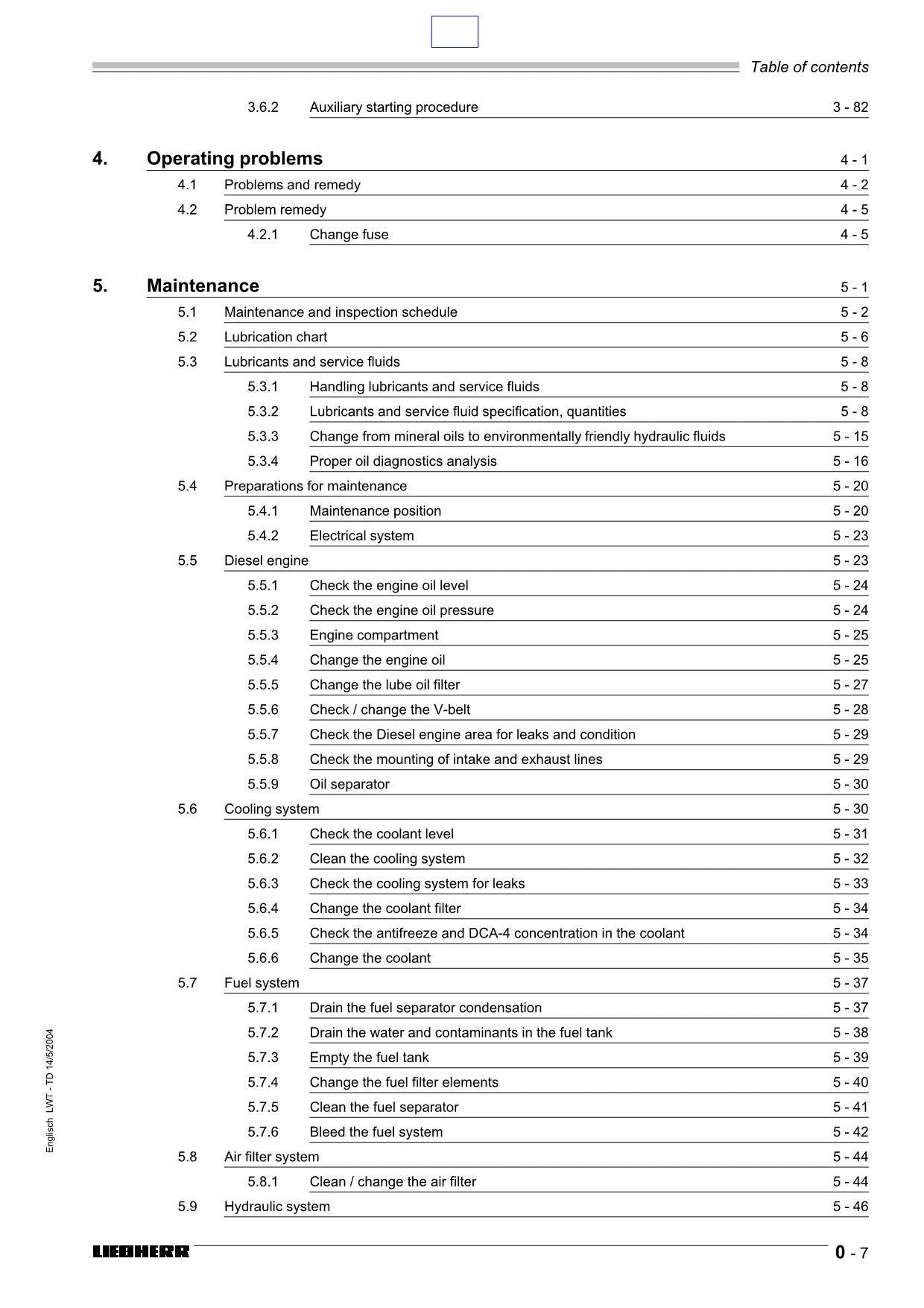 Liebherr PR742 B Litronic Dozer Operators manual