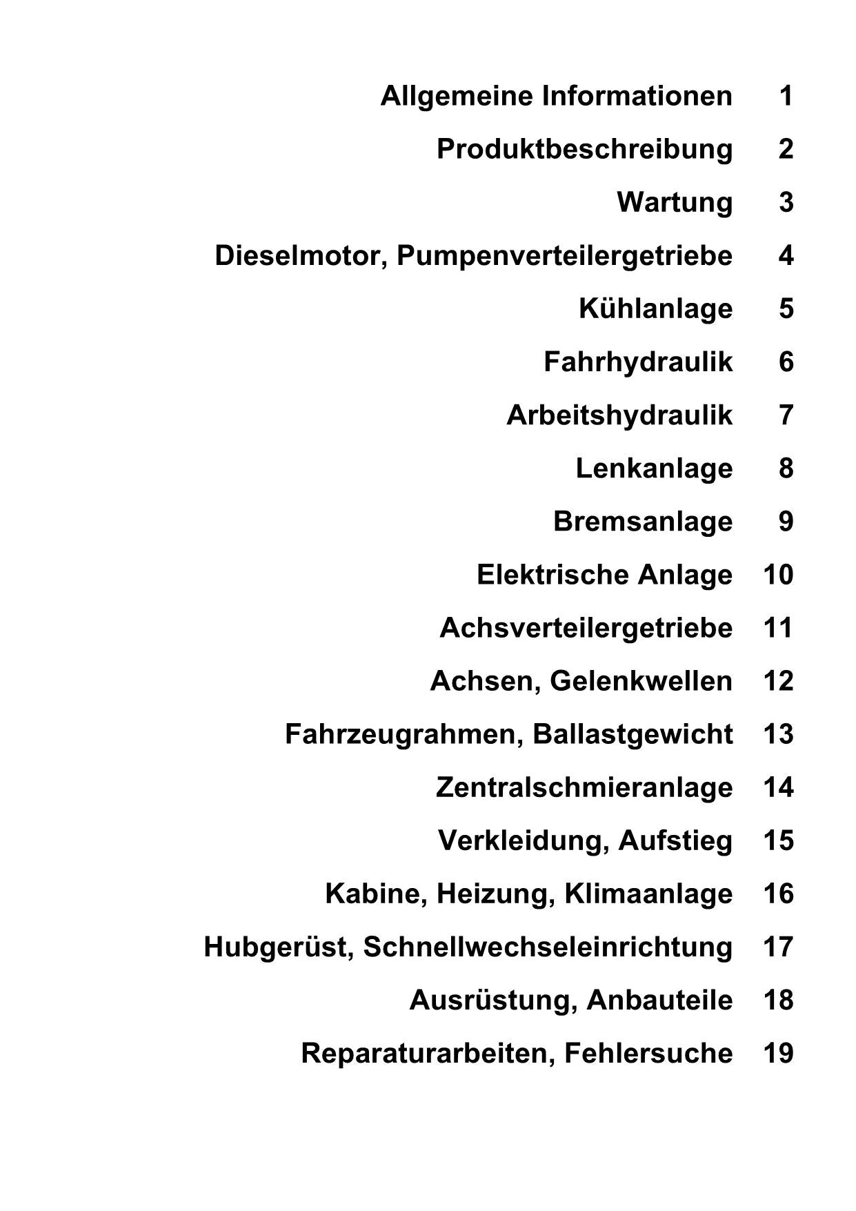 Liebherr L544 L554 L564 L574 L580 2plus2 Radlader Reparaturhandbuch