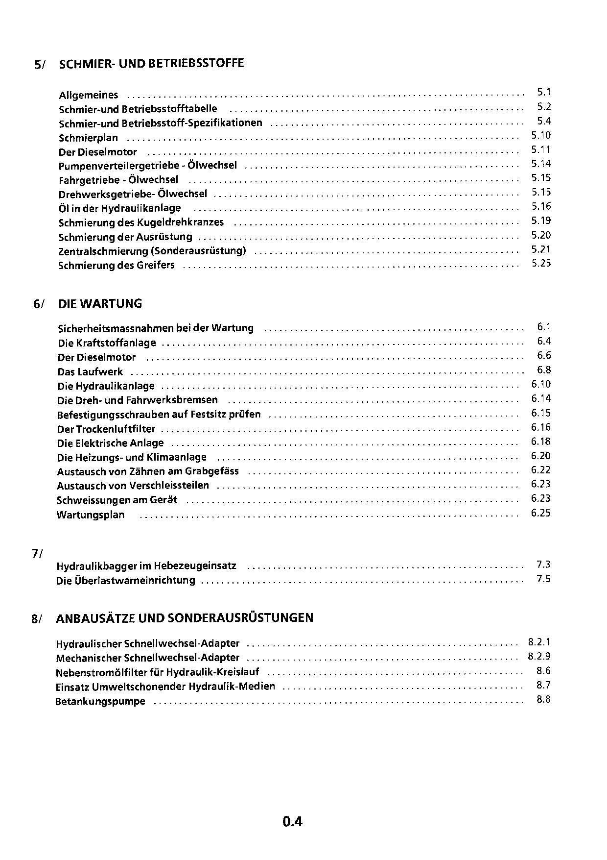 Liebherr R934 Litronic Hydraulikbagger Manuel d'instructions 8504067