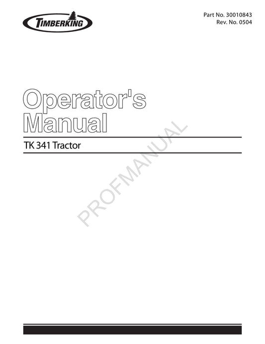 Caterpillar TK341 Wheel Feller Buncher Operators Maintenance Manual